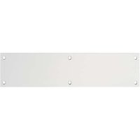 Welling Square Corner Satin Stainless Steel Kickplate - 900mm x 150mm