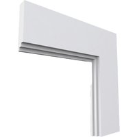 Stepped MDF Architrave White Primed 4200mm x 95mm x 18mm