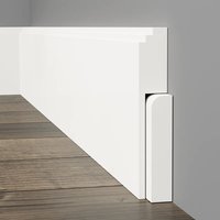 Stepped MDF Skirting Board Cover White Primed 4100mm x 210mm x 25mm