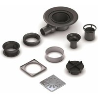 Wedi Fundo Point Drain Horizontal DN50 - Square