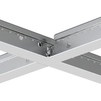 Zentia Armstrong Gridline 24 TL+ Corrosive Resistant Peakform Main Runner Slotted 3600mm x 24mm x 43mm White