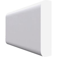Bullnose MDF Dado Rail White Primed 4200mm x 95mm x 25mm