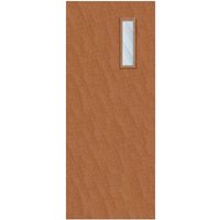 Crown American Cherry Solid Core FD30 Clear Glazed Internal Fire Door 2700mm x 926mm x 44mm | 450mm x 150mm VP