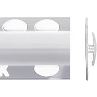 Altro Whiterock PVCu Two-part Joint Strip White 3000mm - A831/30