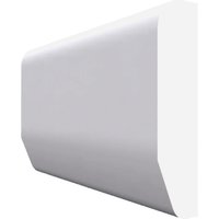 Chamfered Round MDF Dado Rail White Primed 4200mm x 95mm x 25mm