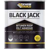Everbuild Sika Black Jack® 904 Bitumen Roof Felt Adhesive 1 litre 852650