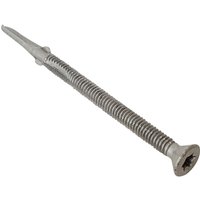 ForgeFix TechFast Timber to Steel CSK/Wing Screw No.3 Tip 5.5 x 100mm Box 100 TFCUWWSD55100L