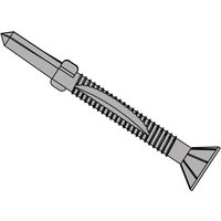 ForgeFix TechFast Timber to Steel CSK/Wing Screw No.5 Tip 5.5 x 135mm Box 50 TFCUWWSD55135H