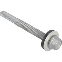ForgeFix TechFast Hex Head Roofing Screw Self-Drill Heavy Section 5.5 x 51mm Pack 100 TFHH5551