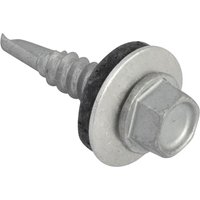 ForgeFix TechFast Hex Head Roofing Screw Self-Drill Light Section 5.5 x 25mm Pack 100 TFHL5525