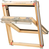 Keylite Hi-therm Centre Pivot Roof Window Pine Finish 550mm x 980mm TCP02HT