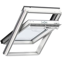 VELUX Solar Centre Pivot Roof Window White Painted Triple Glazed 1340mm x 980mm GGL UK08 206630