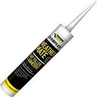 Everbuild Sika 489692 Weather Mate Multi-Use Gap Filler & Adhesive White 295Ml