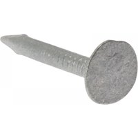 Forgefix 500NLELH25GB Clout Nail Extra Large Head Galvanised 25Mm (500G Bag)
