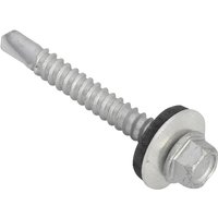 Forgefix TFHL5545 Techfast Hex Head Roofing Screw Self-Drill Light Section 5.5 X 45Mm Pack 100