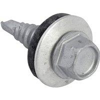 Forgefix TFHS6322 Techfast Hex Head Stitching Screw Self-Drill 6.3 X 22Mm Pack 100