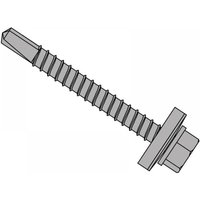 Forgefix TFHW16SD5575L Techfast Roofing Sheet To Steel Hex Screw & Washer No.3 Tip 5.5 X 75Mm Box 100