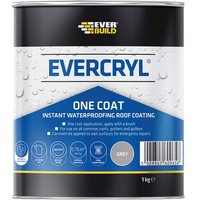 Everbuild Sika 484626 Evercryl® One Coat Grey 1Kg