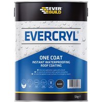 Everbuild Sika 484625 Evercryl® One Coat Black 5Kg
