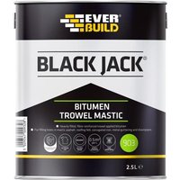 Everbuild Sika 486989 Black Jack® 903 Bitumen Trowel Mastic 2.5 Litre