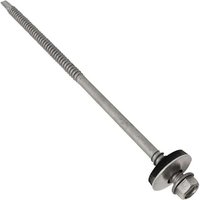 Techfast TFHW19CPSD5570L Roofing Screw - Composite Sheet To Steel - 19Mm Washer - Light Duty  5.5 X 70Mm (Box Of 100)