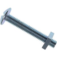 Metalmate® MEMRBN0630 Roofing Bolt & Nut Zp M6 X 30Mm (Box 50)