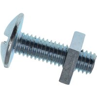 Metalmate® MEMRBN0620 Roofing Bolt & Nut Zp M6 X 20Mm (Box 50)