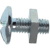 Metalmate® MEMRBN0512 Roofing Bolt & Nut Zp M5 X 12Mm (Box 50)