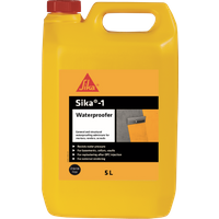 Sika Sika-1 Waterproofer Liquid Waterproofing Additive 5 L